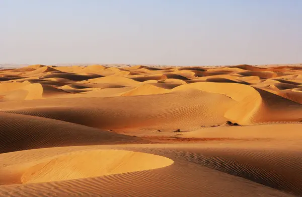 Султанат Оман Вахиба Сэндс Дюны Пустыне — стоковое фото