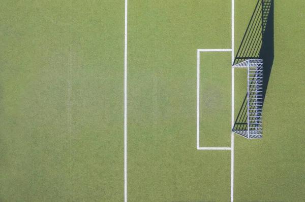 Drone Skott Fotbollsplan — Stockfoto