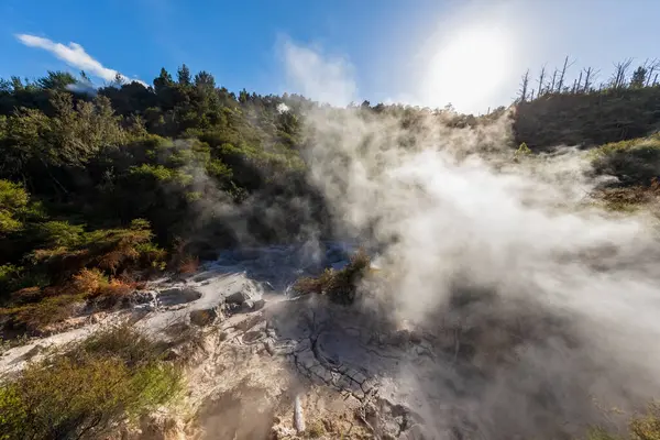 Parque Geotérmico Orakei Korako Zona Vulcânica Taupo Ilha Norte Nova — Fotografia de Stock