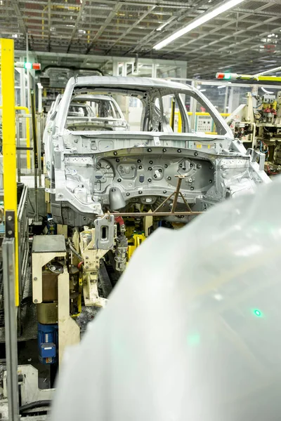 Modern Automatized Car Production Factory — Stock Photo, Image