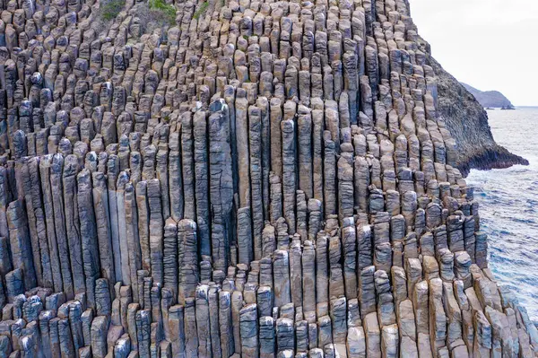 Spanje Canarische Eilanden Gomera Vallehermoso Los Organos Basalt Rotsformatie Organ — Stockfoto