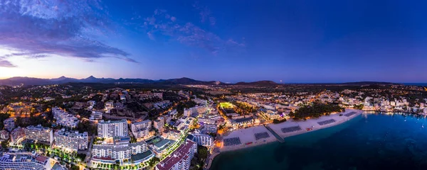 España Islas Baleares Mallorca Calvia Vista Aérea Costa Calma Santa —  Fotos de Stock