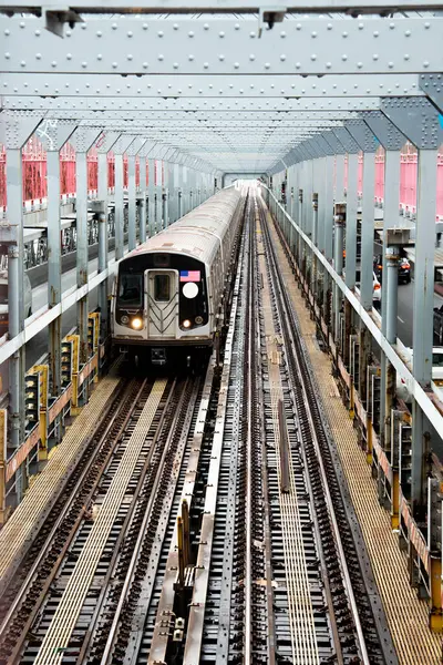 Abd New York New York Şehri Banliyö Treni — Stok fotoğraf