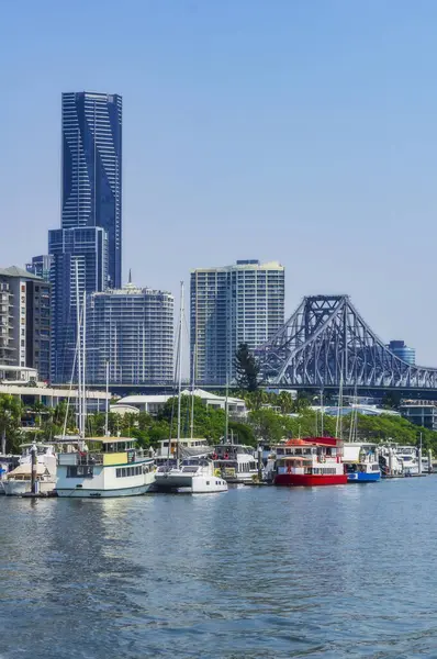 Australia Brisbane City Skyline Brisbane River — Stock Photo, Image