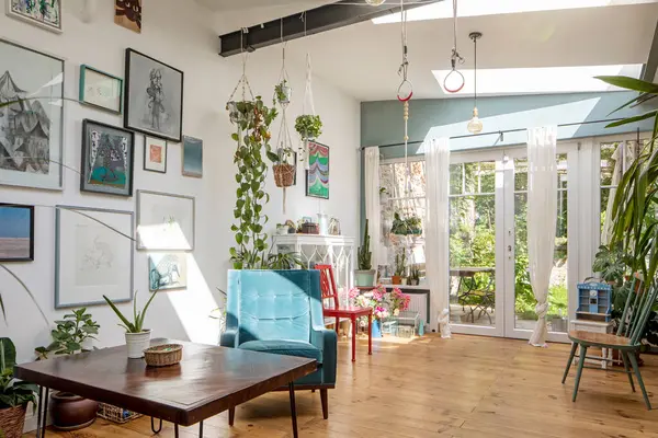 Interior Private Living Room — Stock Photo, Image