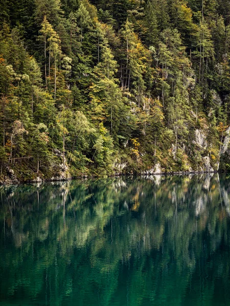 Lago Hinterstein Kufstein Montagne Kaiser Tirolo Austria — Foto Stock