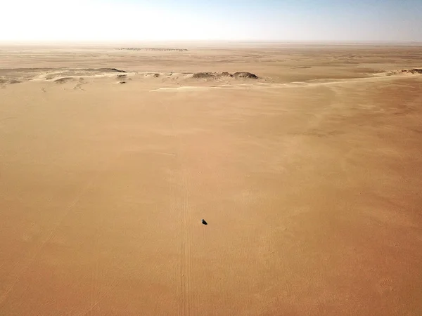 Mauritania Banc Darguin National Park Aerial View Road Car Driving — Stock Photo, Image