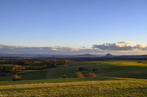 Germany Baden Wurttemberg Emmingen Liptingen Evening Mood Witthoh Mountain — Stock Photo, Image