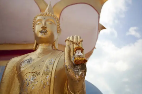 Estátua Buda Com Charme Krabi Tailândia — Fotografia de Stock