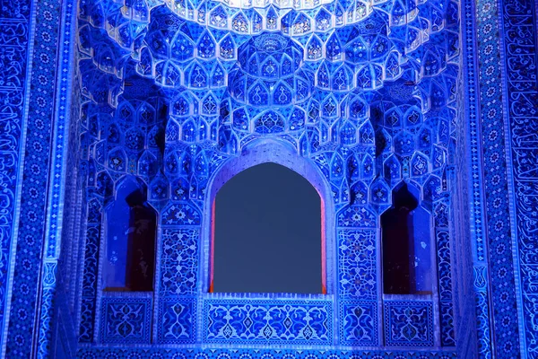 Interior Mezquita Jameh Yazd Irán — Foto de Stock