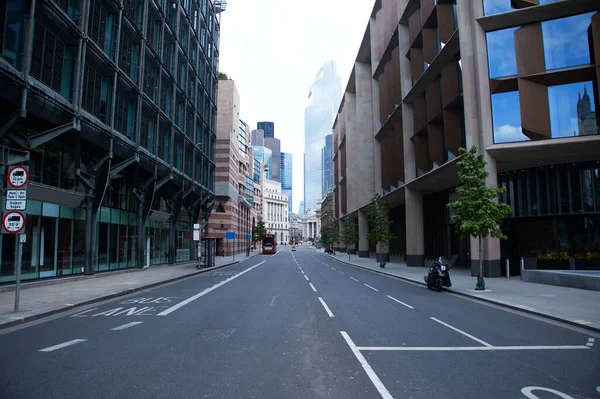 Verenigd Koninkrijk Engeland Londen Empty City Street — Stockfoto