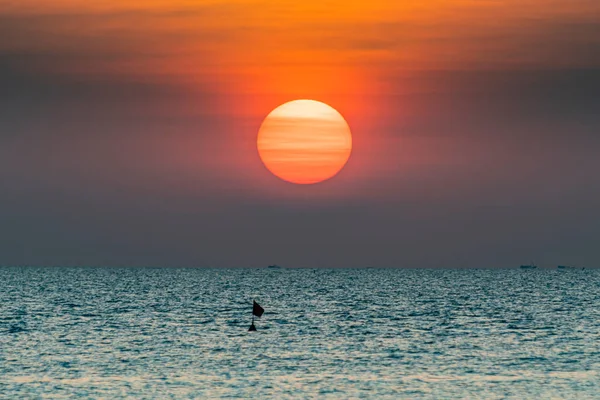 Vietnam Ong Lang Beach Ong Lang Beach Sun Setting Sea — 스톡 사진