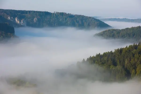 Schöne Aussicht Auf Das Donautal Bei Beuron Schwäbische Alb — Stockfoto