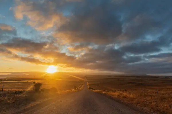 Coles Point Road Cloudy Sunrise — Stock Photo, Image