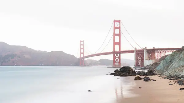 Golden Gate Bridge Clear Sky San Francisco California Usa — Stock Photo, Image