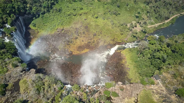 Vista Aerea Kalandula Falls Angola — Foto Stock