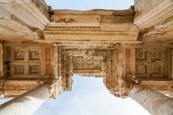 Oude Ruïnes Bij Efeze Turkije — Stockfoto