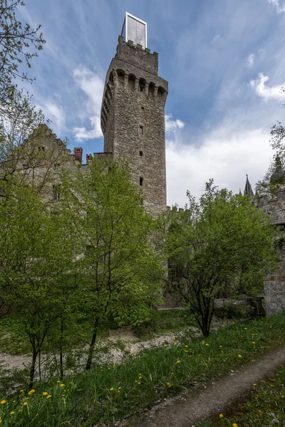 Castelo velho em Waidhofen Ybbs Áustria — Fotografia de Stock