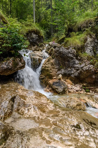 Water waterfall in the alps by Austria — Stock Photo, Image