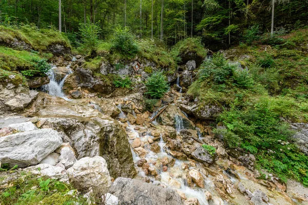 Water waterfall in the alps by Austria — Stock Photo, Image