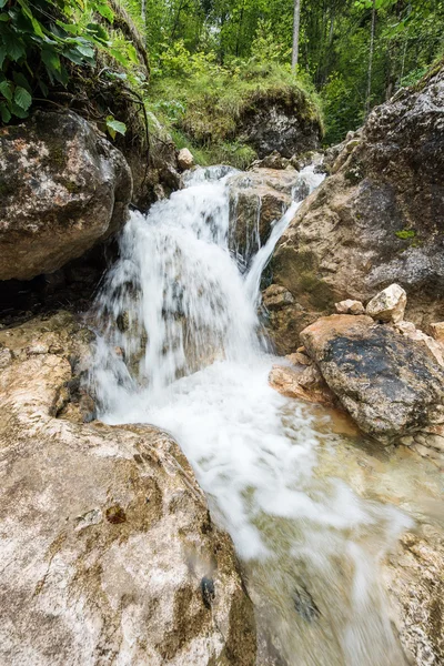 Water waterfall in the alps by Austria — Stock Photo, Image