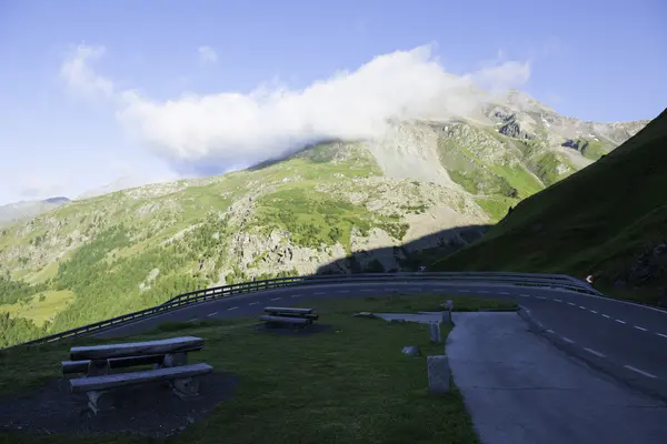 Grossglockner carretera alpina alta —  Fotos de Stock
