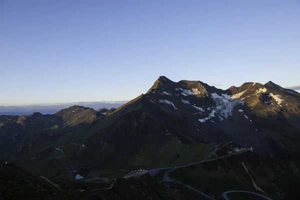 Grossglockner carretera alpina alta — Foto de Stock