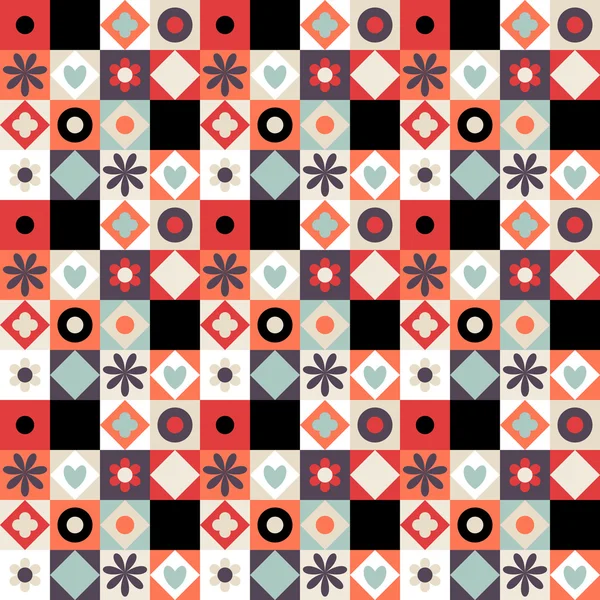 Quilting mönster sömlös vektor — Stock vektor