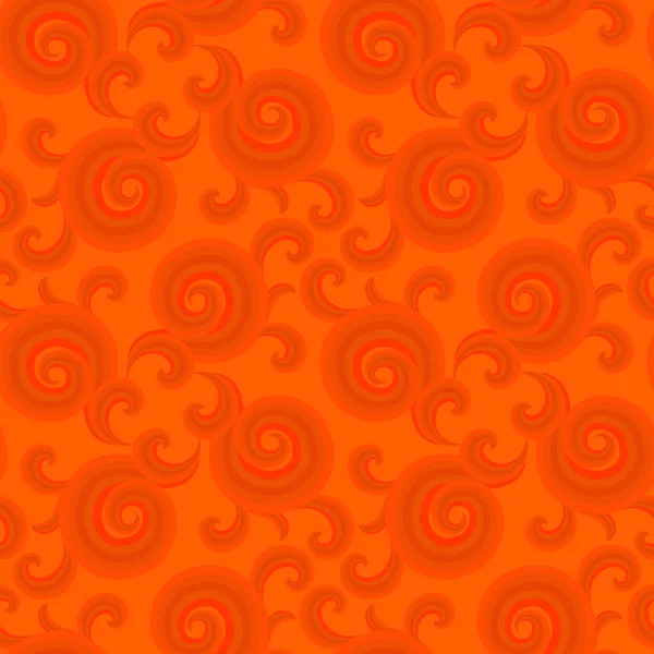 Vector seamless pattern with curls and swirls — Stock vektor