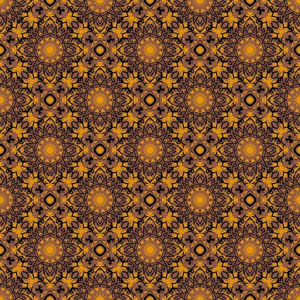 Большой абстрактный цветочный узор Лицензионные Стоковые Векторы