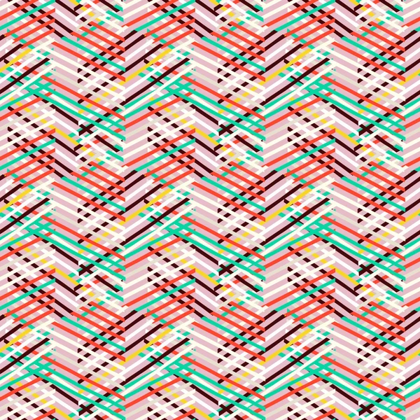 Chevron rayé motif vintage — Image vectorielle