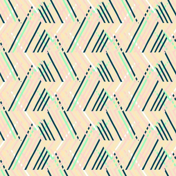 Chevron rayé motif vintage — Image vectorielle
