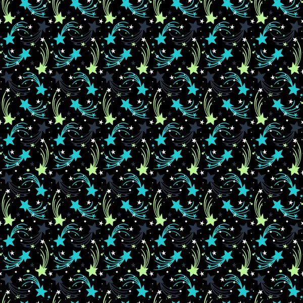 Patrón vectorial con estrellas — Vector de stock