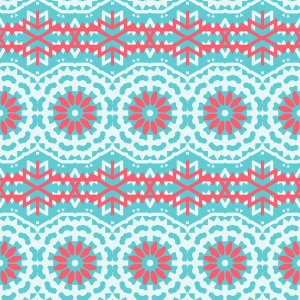 Vector ethnic colorful bohemian pattern — Stock Vector