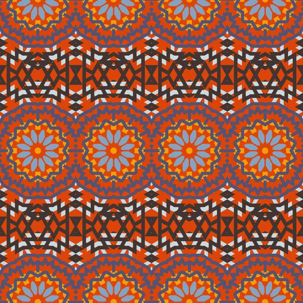 Vecteur ethnique coloré motif bohème — Image vectorielle