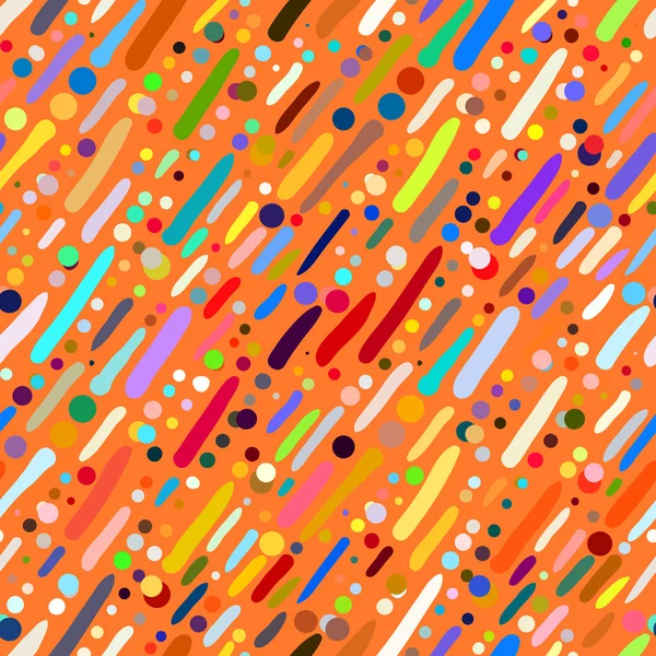 Modèle avec des rayures colorées dessinées à la main — Image vectorielle