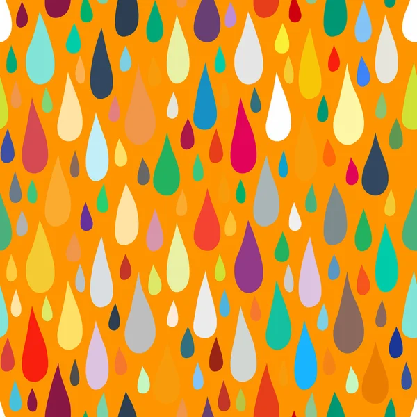 Pattern with water or paint drops — Stock Vector