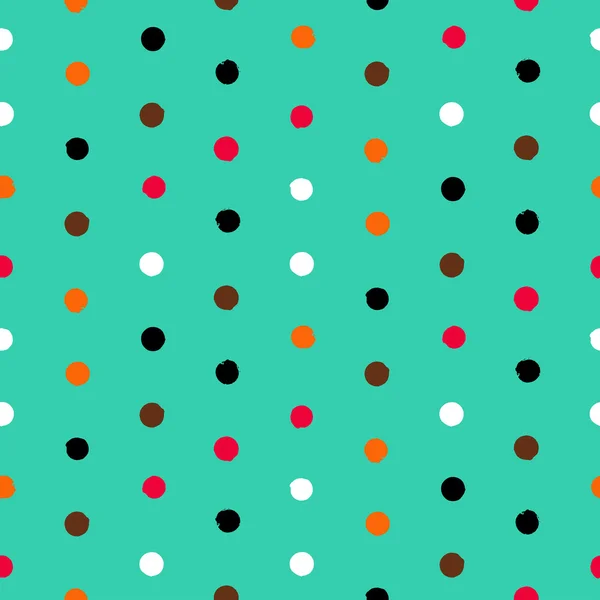 Polka dot pattern — Stock Vector