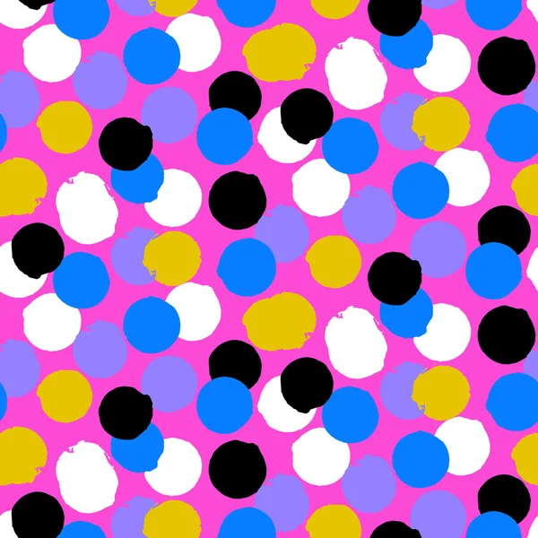 Polka dot ditsy wektor wzór — Wektor stockowy