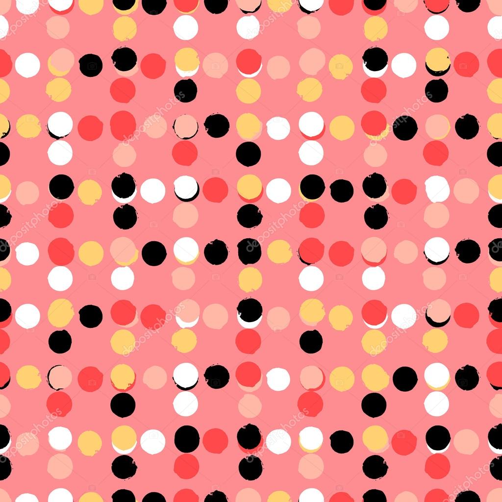 Polka dot pattern — Stock Vector © tukkki #74578707