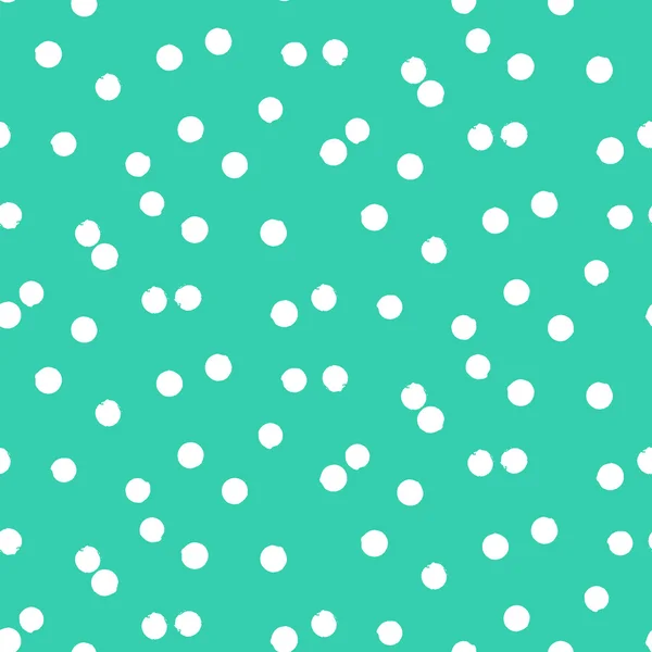 Ditsy vector polka dot pattern — Stock Vector