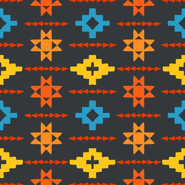 Ornamento tribal navajo . — Vector de stock