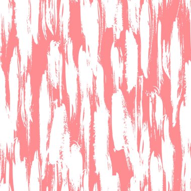 Pattern with brushstrokes and stripes clipart