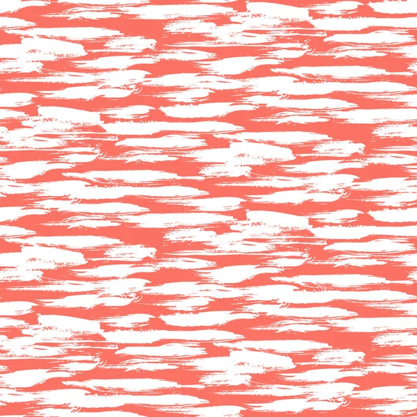 Pattern with brushstrokes and stripes — Stok Vektör