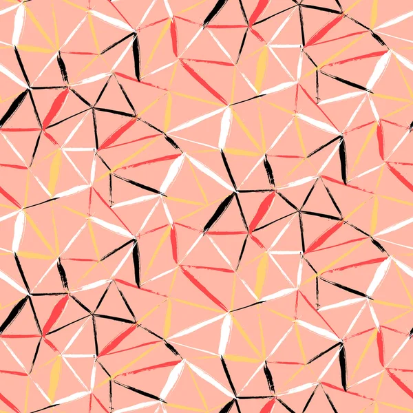 Hand painted geometric pattern — 图库矢量图片