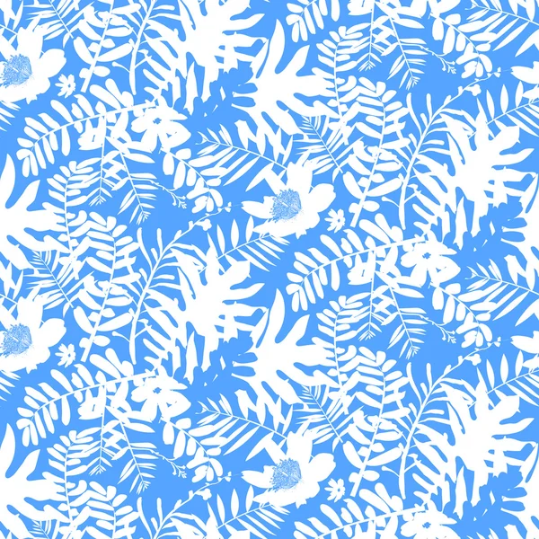 Modèle floral tropical — Image vectorielle