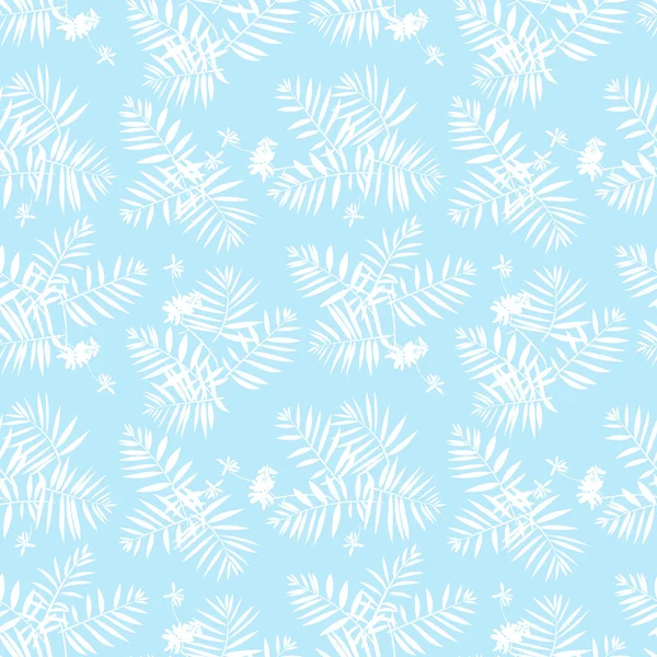 Patrón floral tropical — Vector de stock