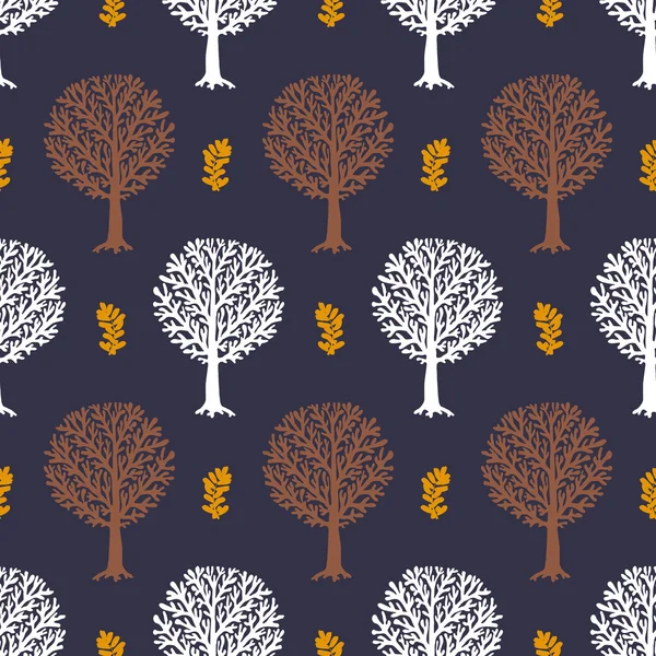 Μοτίβο με δέντρα — Διανυσματικό Αρχείο