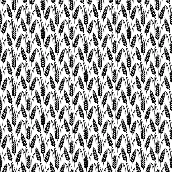 Vector pattern with grains and wheat — ストックベクタ