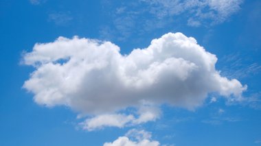 Mavi gökyüzü ve güzel bulutlar